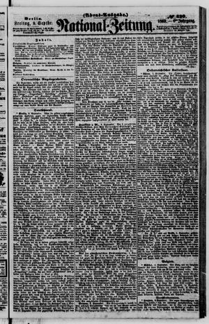 Nationalzeitung vom 09.09.1853