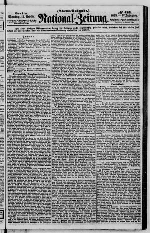 Nationalzeitung on Sep 12, 1853