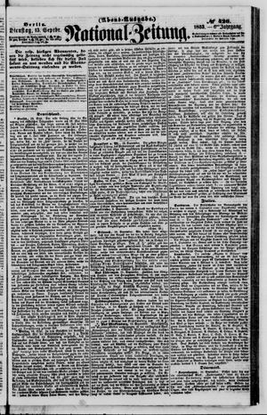 Nationalzeitung on Sep 13, 1853