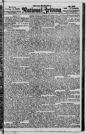 Nationalzeitung on Sep 16, 1853
