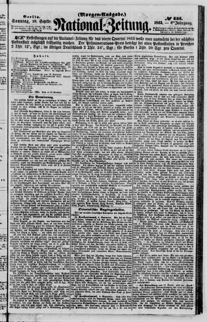 National-Zeitung vom 18.09.1853