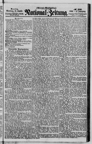 National-Zeitung vom 19.09.1853