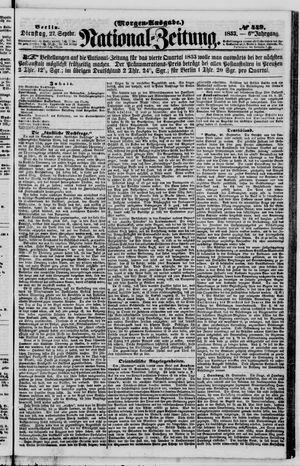 Nationalzeitung on Sep 27, 1853