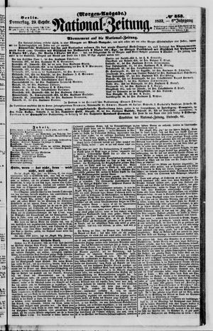 Nationalzeitung on Sep 29, 1853