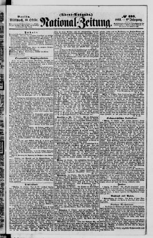 Nationalzeitung vom 19.10.1853