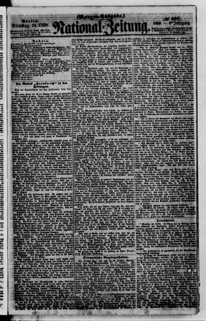 Nationalzeitung vom 25.10.1853