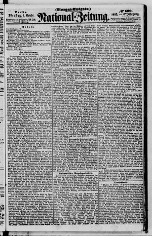 Nationalzeitung on Nov 1, 1853