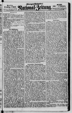 Nationalzeitung vom 08.11.1853