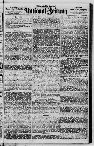 Nationalzeitung on Nov 17, 1853