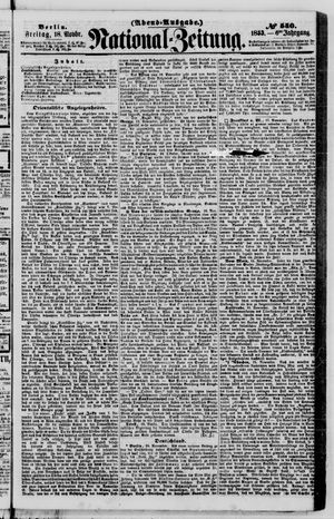Nationalzeitung vom 18.11.1853