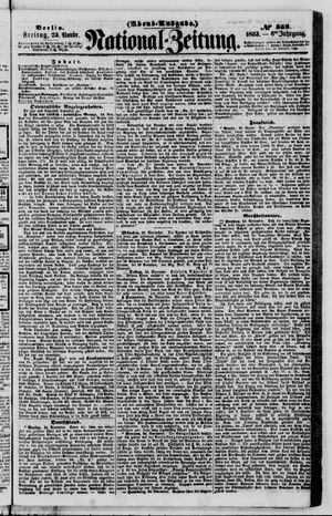 Nationalzeitung on Nov 25, 1853