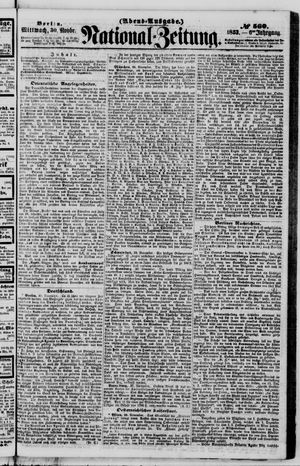 Nationalzeitung vom 30.11.1853