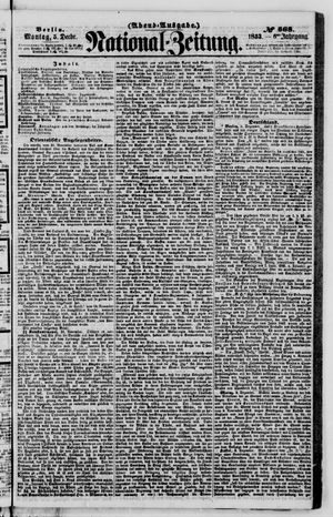 Nationalzeitung vom 05.12.1853