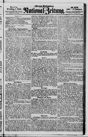 Nationalzeitung on Dec 6, 1853