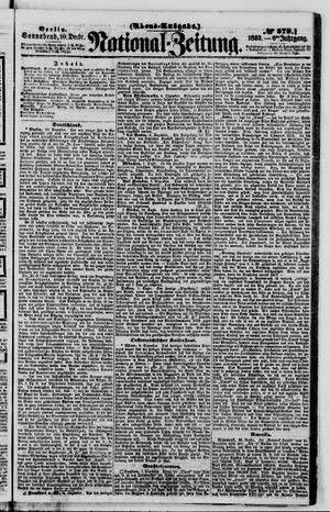 National-Zeitung vom 10.12.1853