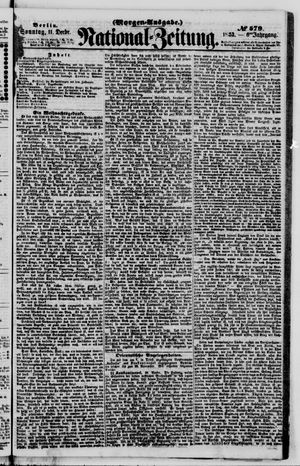 Nationalzeitung vom 11.12.1853