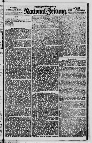 Nationalzeitung vom 13.12.1853