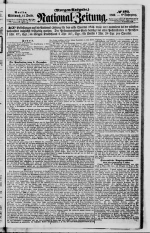 Nationalzeitung vom 14.12.1853
