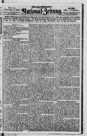 Nationalzeitung vom 15.12.1853