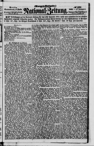 Nationalzeitung vom 17.12.1853