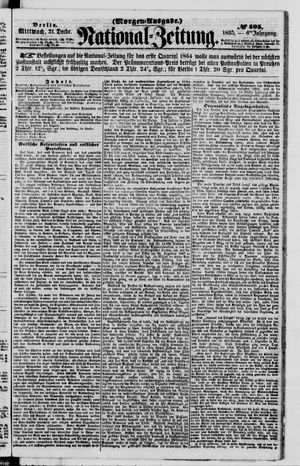 Nationalzeitung vom 21.12.1853