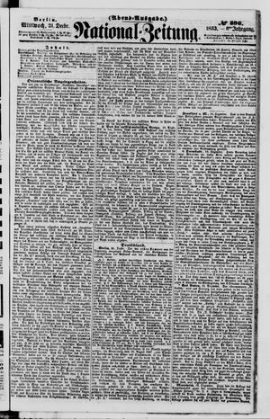 Nationalzeitung vom 21.12.1853