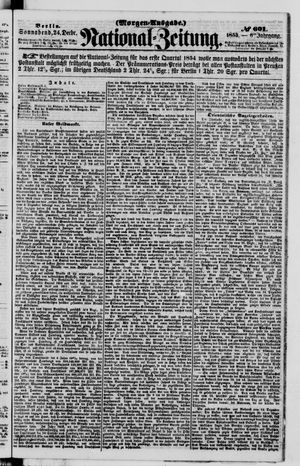 Nationalzeitung vom 24.12.1853