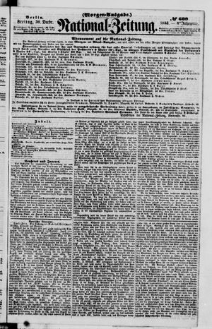 Nationalzeitung vom 30.12.1853