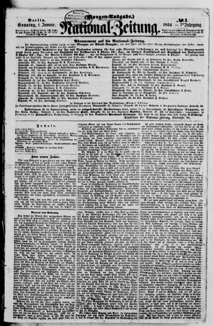 Nationalzeitung vom 01.01.1854