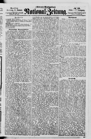 Nationalzeitung on Jan 6, 1854