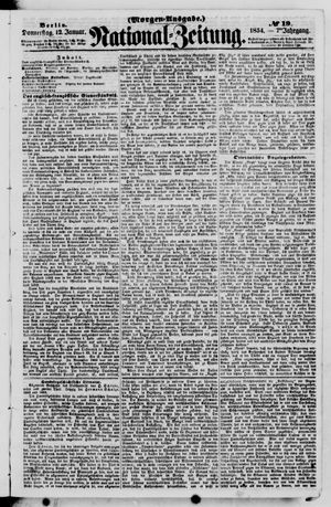 Nationalzeitung vom 12.01.1854