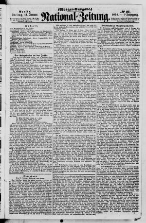 Nationalzeitung vom 13.01.1854