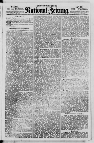 Nationalzeitung on Jan 27, 1854