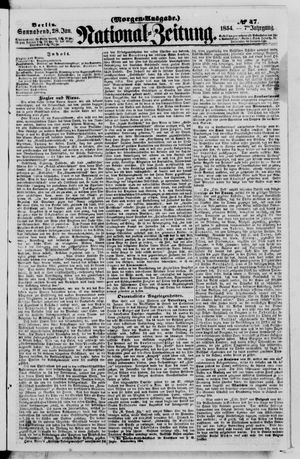 Nationalzeitung vom 28.01.1854