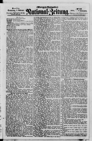 Nationalzeitung vom 05.02.1854