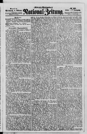 National-Zeitung vom 08.02.1854