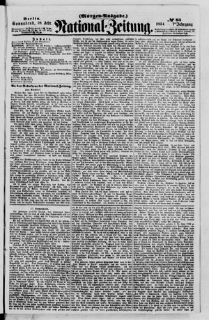 Nationalzeitung vom 18.02.1854