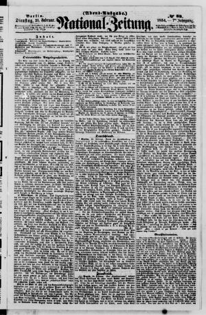 Nationalzeitung on Feb 21, 1854