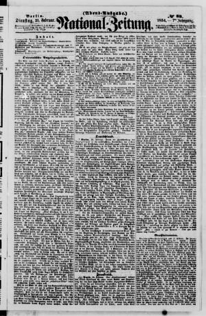 National-Zeitung vom 21.02.1854