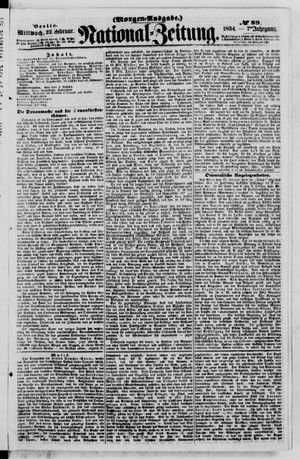 Nationalzeitung on Feb 22, 1854