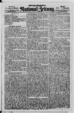 Nationalzeitung vom 24.02.1854