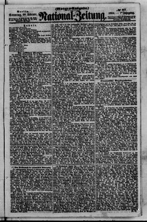 Nationalzeitung vom 26.02.1854