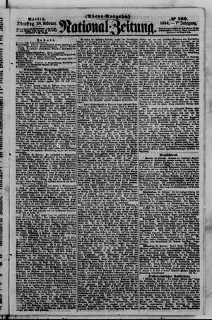 National-Zeitung vom 28.02.1854