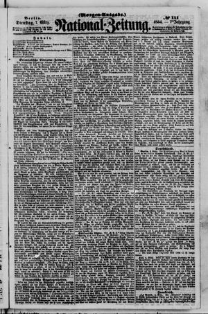 National-Zeitung vom 07.03.1854