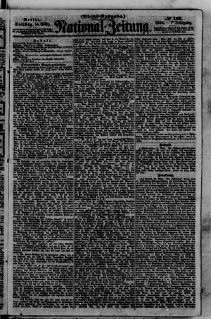 Nationalzeitung vom 14.03.1854