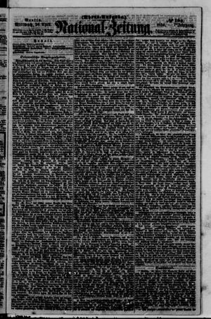 Nationalzeitung vom 26.04.1854