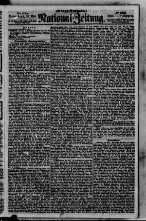 Nationalzeitung vom 27.05.1854