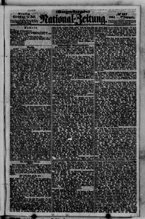 Nationalzeitung vom 11.07.1854