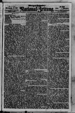 Nationalzeitung vom 19.07.1854