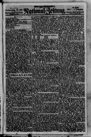 Nationalzeitung vom 27.07.1854